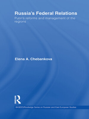cover image of Russia's Federal Relations